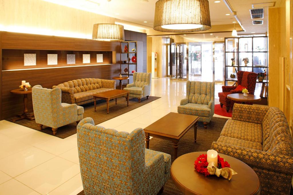 Lobby, Hotel Sunroute Hikone in Hikone