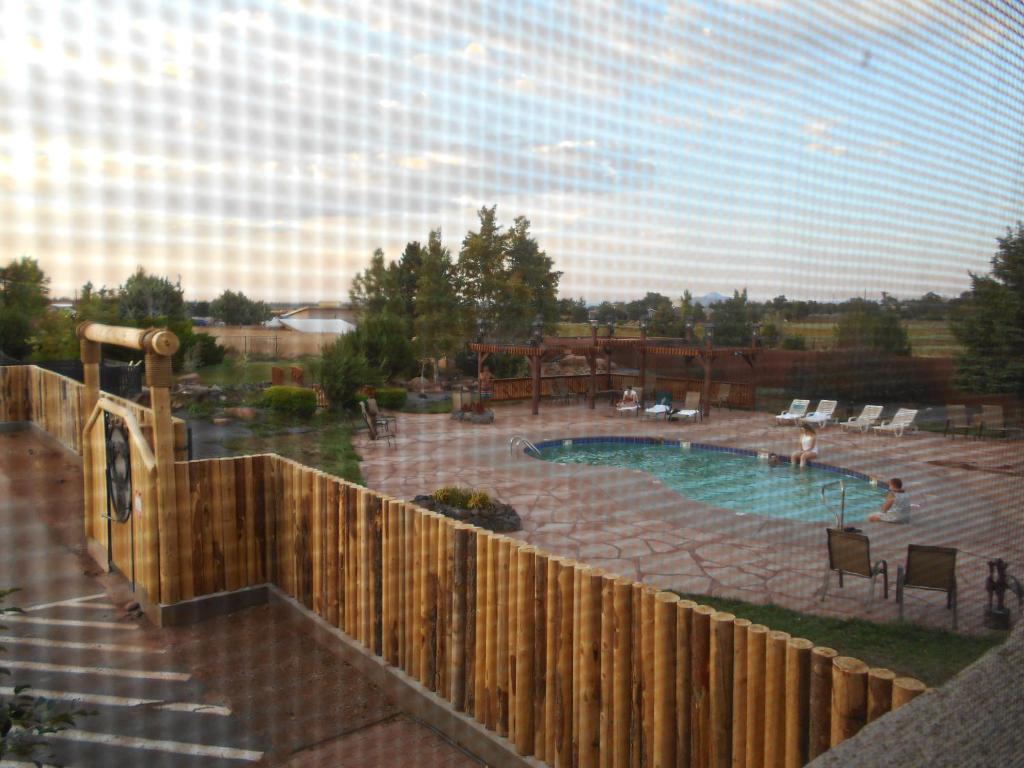 그랜드 캐년 인 앤 모텔 더블 침대가 보이는 객실 내부