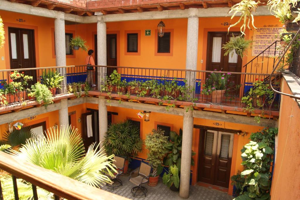 Exterior view, Hotel Posada del Centro in Oaxaca