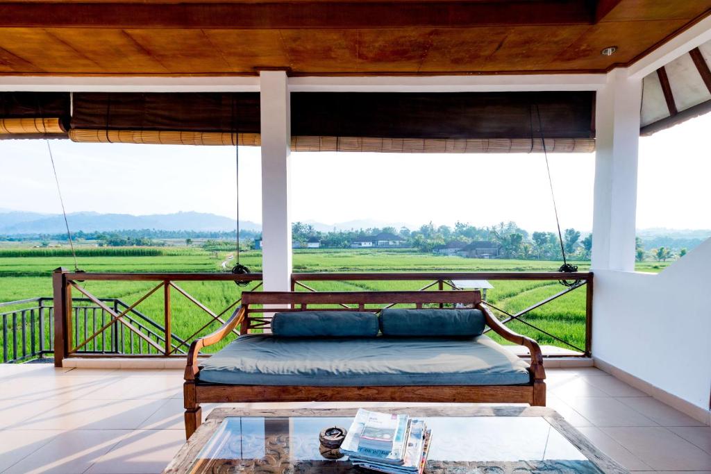 Balcony/terrace, Medewi Surf Villa in Bali