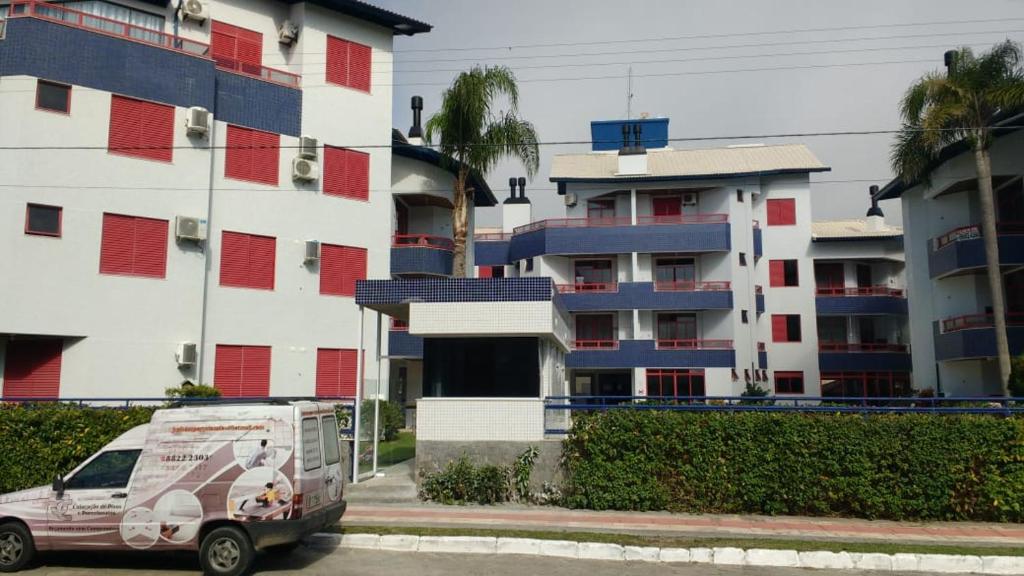 Apto 2suites 30m da praia 전경