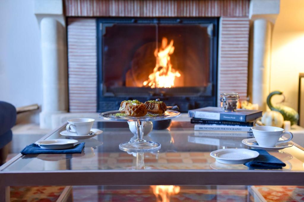 Manoir de Jouralem 共用ラウンジ/TVエリア