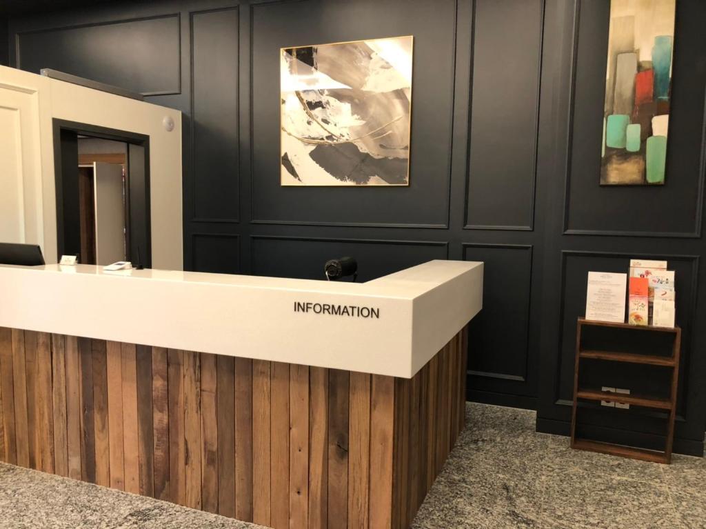 정읍 시내 숙소의 깔끔한 로비