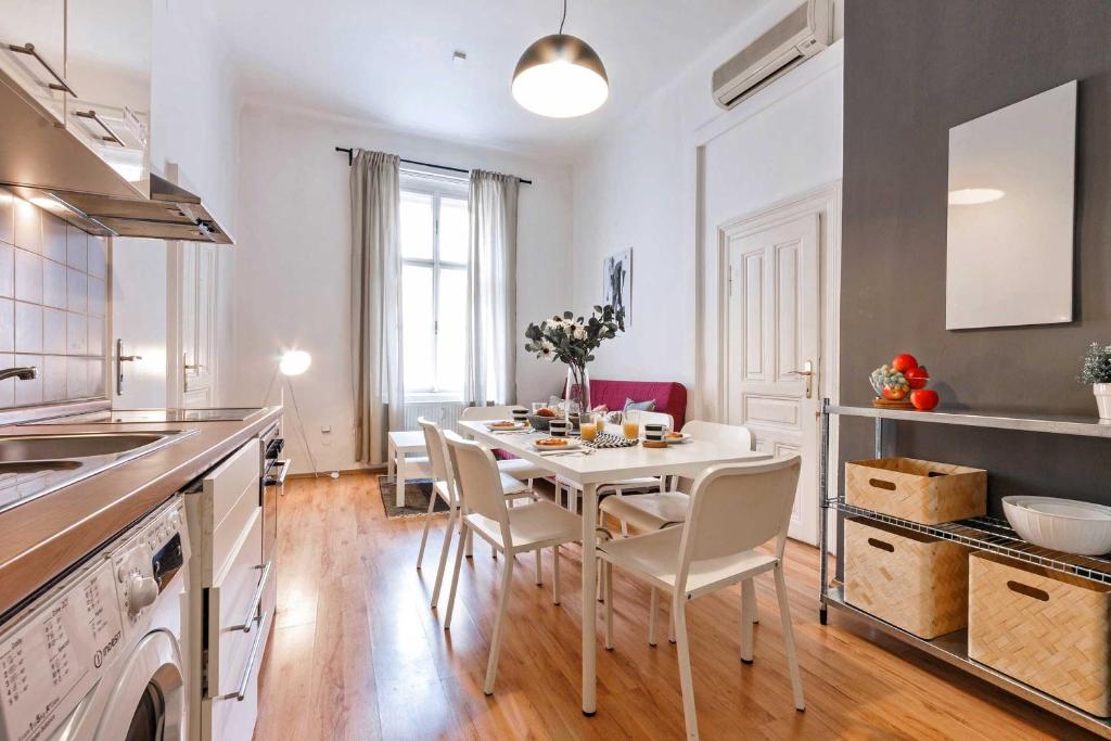 Kitchen, Apartments At I.P.Pavlova in Prague