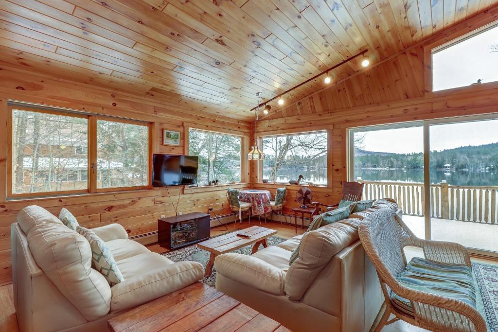 Two Story Adirondack Log Cabin
