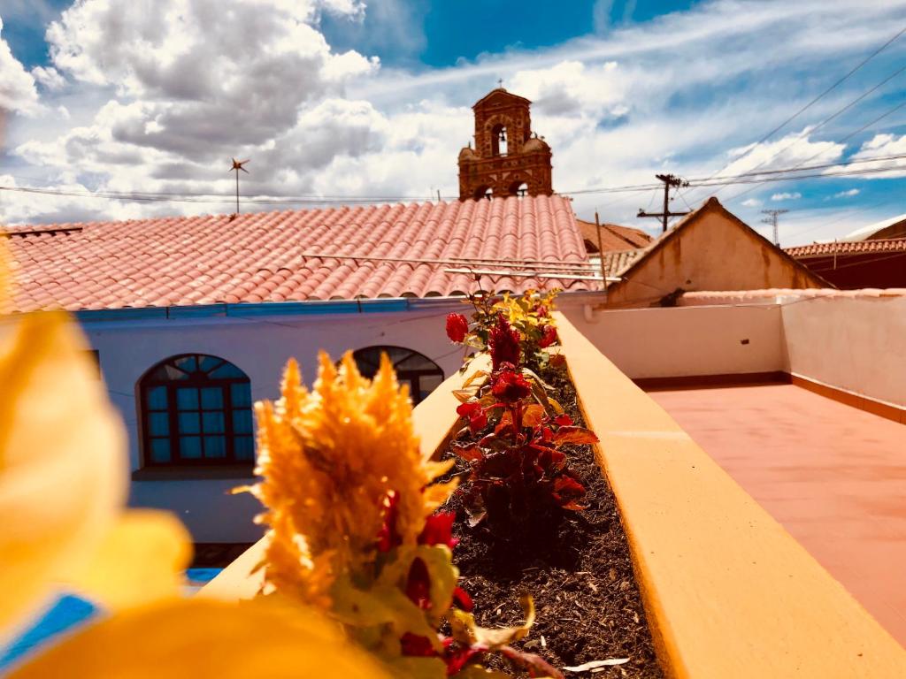Balcony/terrace, Hotel Santa Teresa in Potosi