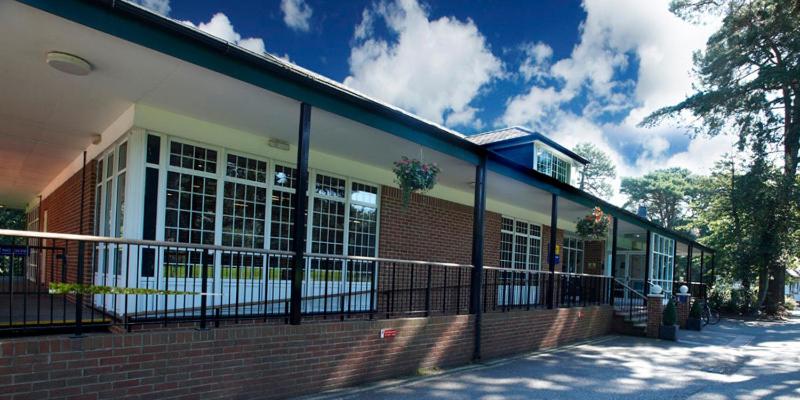 Entrance, The Lodge At Meyrick Park in Bournemouth