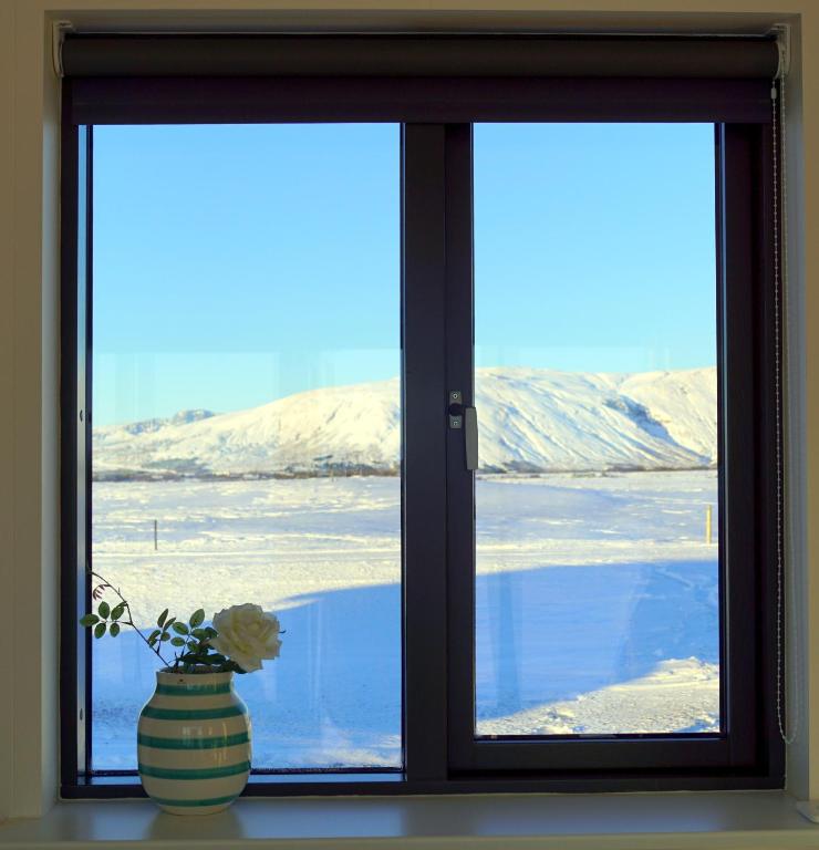View, Austurey Cottages in Laugarvatn