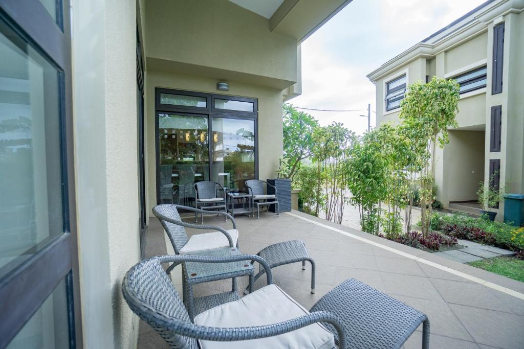 Balcony/terrace, Villasun Luxury Villas in Mauritius Island