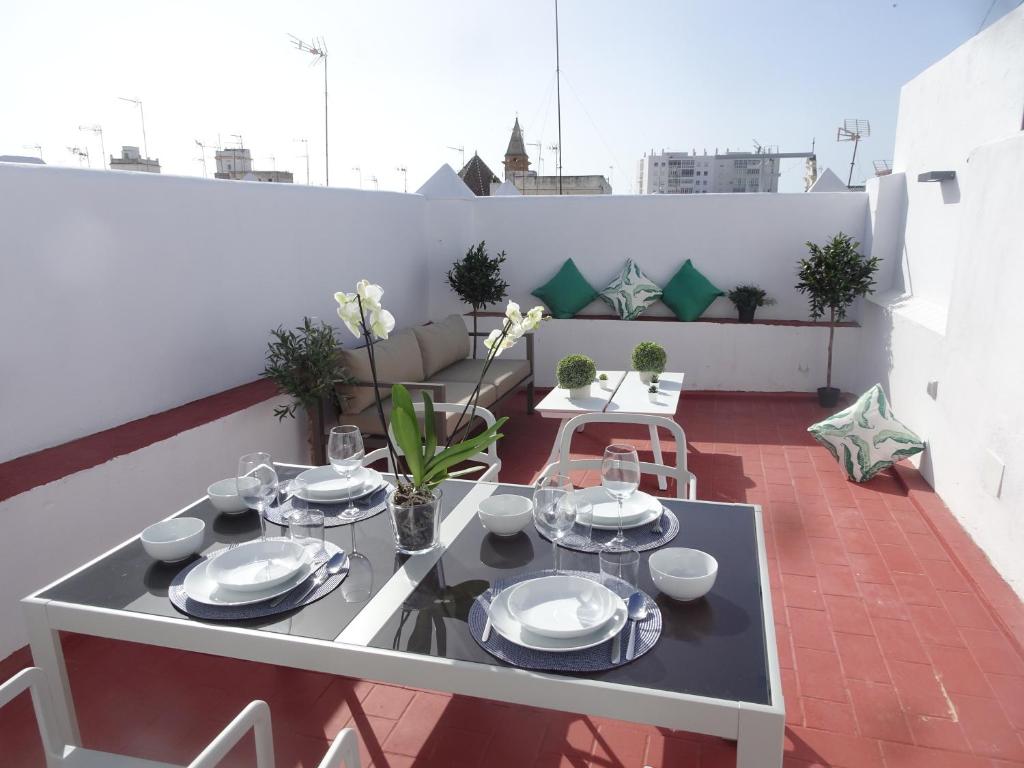 Atico Terraza Cadiz Centro Ascensor Playa de la Caleta - 5