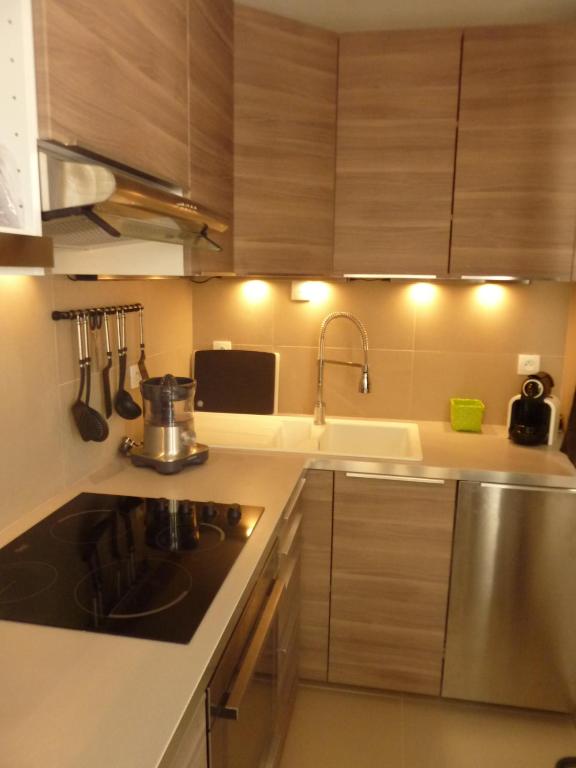 Kitchen, Lac Blanc Appartements VTI in Saint-Martin-de-Belleville