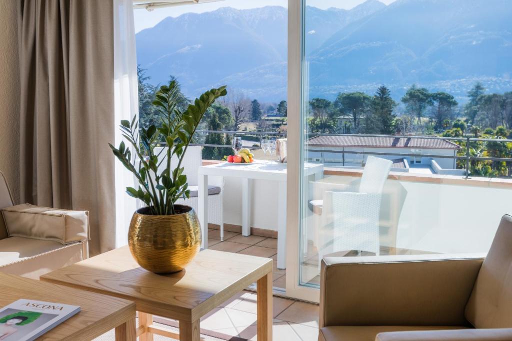 Balcony/terrace, Parkhotel Delta, Wellbeing Resort in Ascona