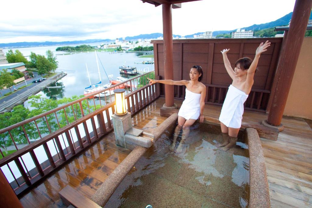 View, Ogoto-Spa Dantoukan Kikunoya Ryokan in Otsu