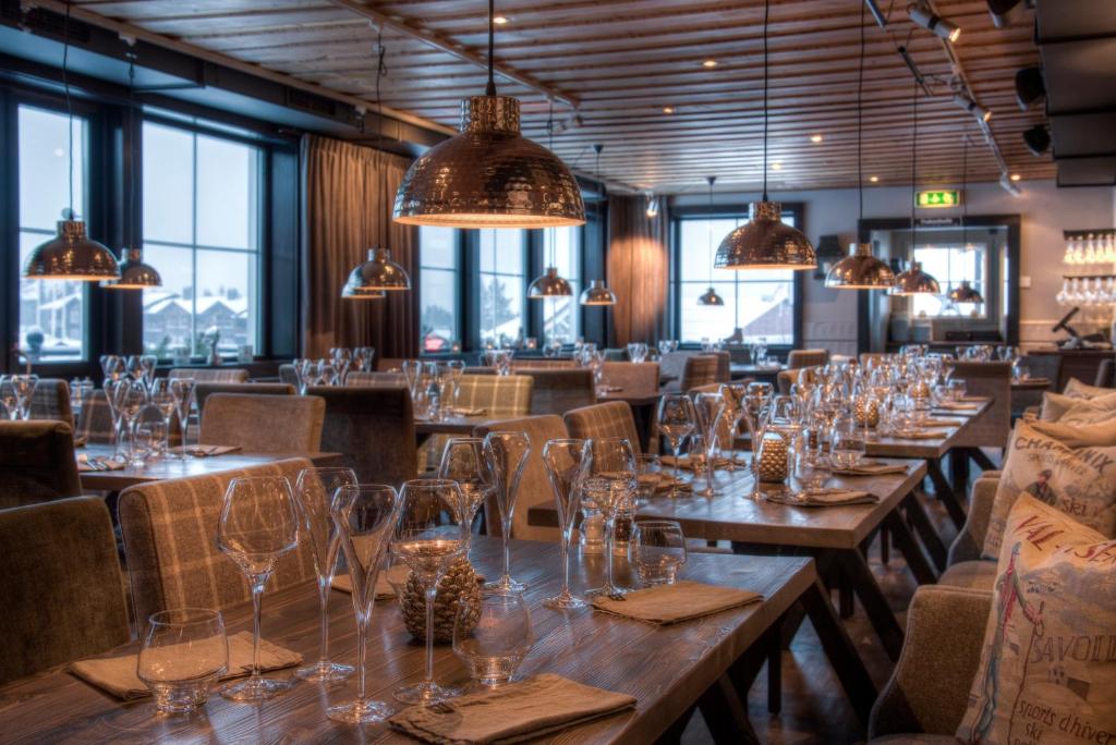 Restaurant, Hotel Bugelhof in Salen
