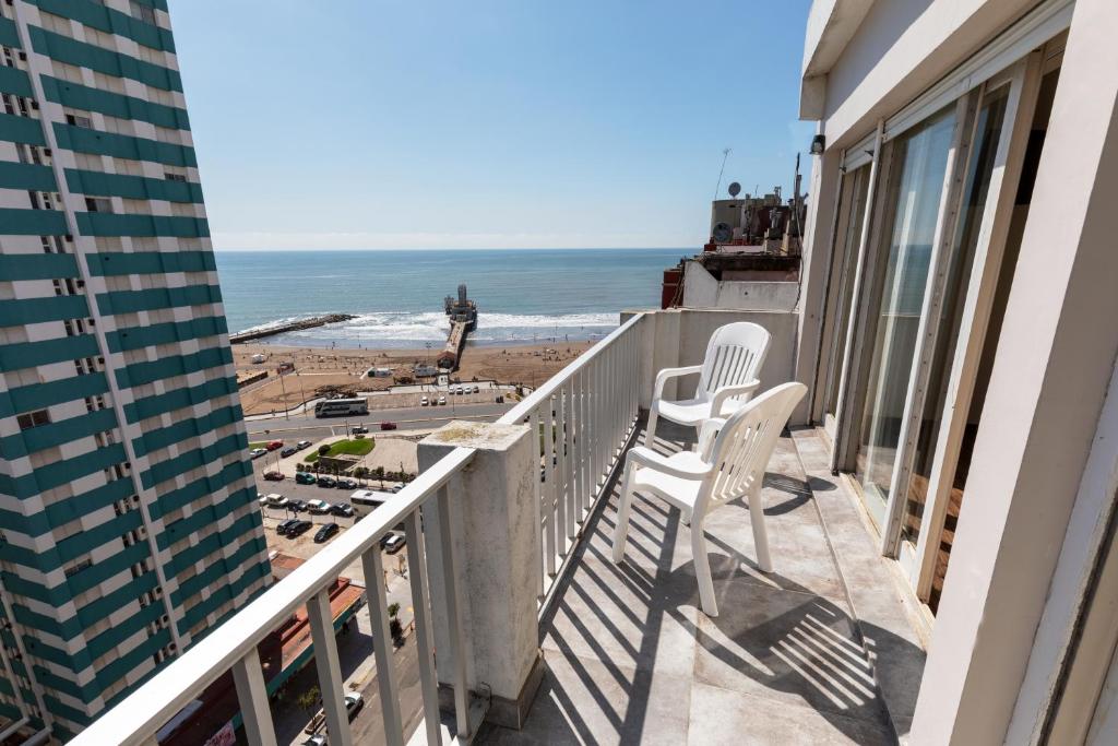 Balcony/terrace, Hotel Rivoli in Mar Del Plata