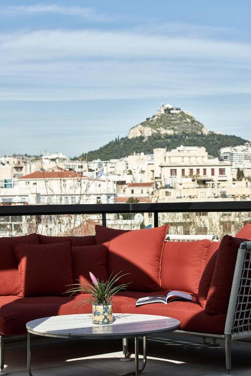 Balcony/terrace, AthensWas Hotel in Athens