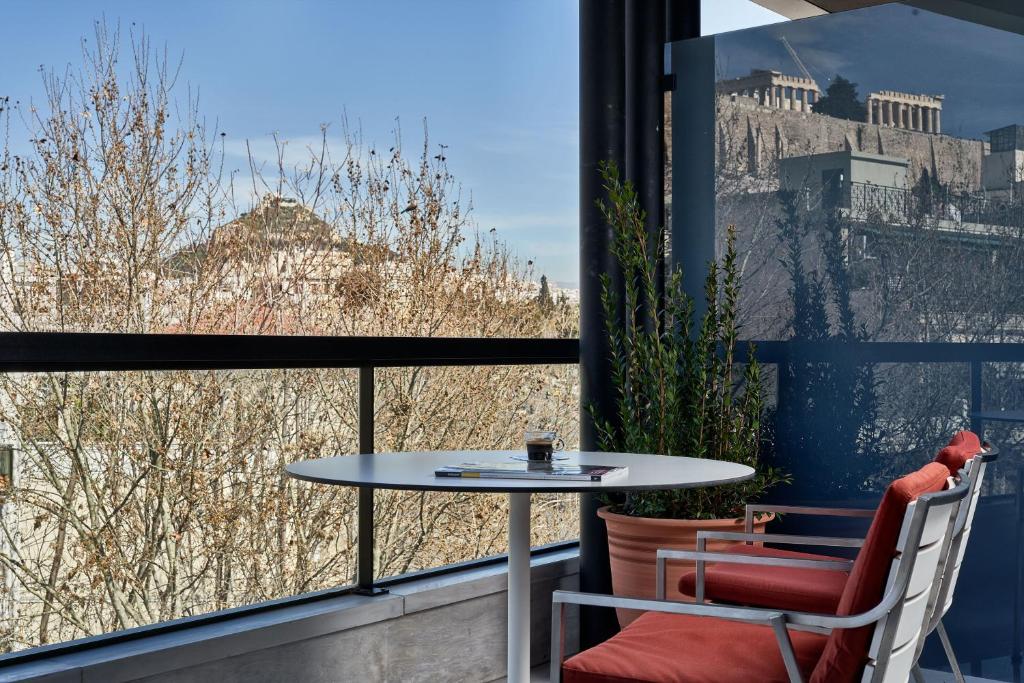 Balcony/terrace, AthensWas Hotel in Athens
