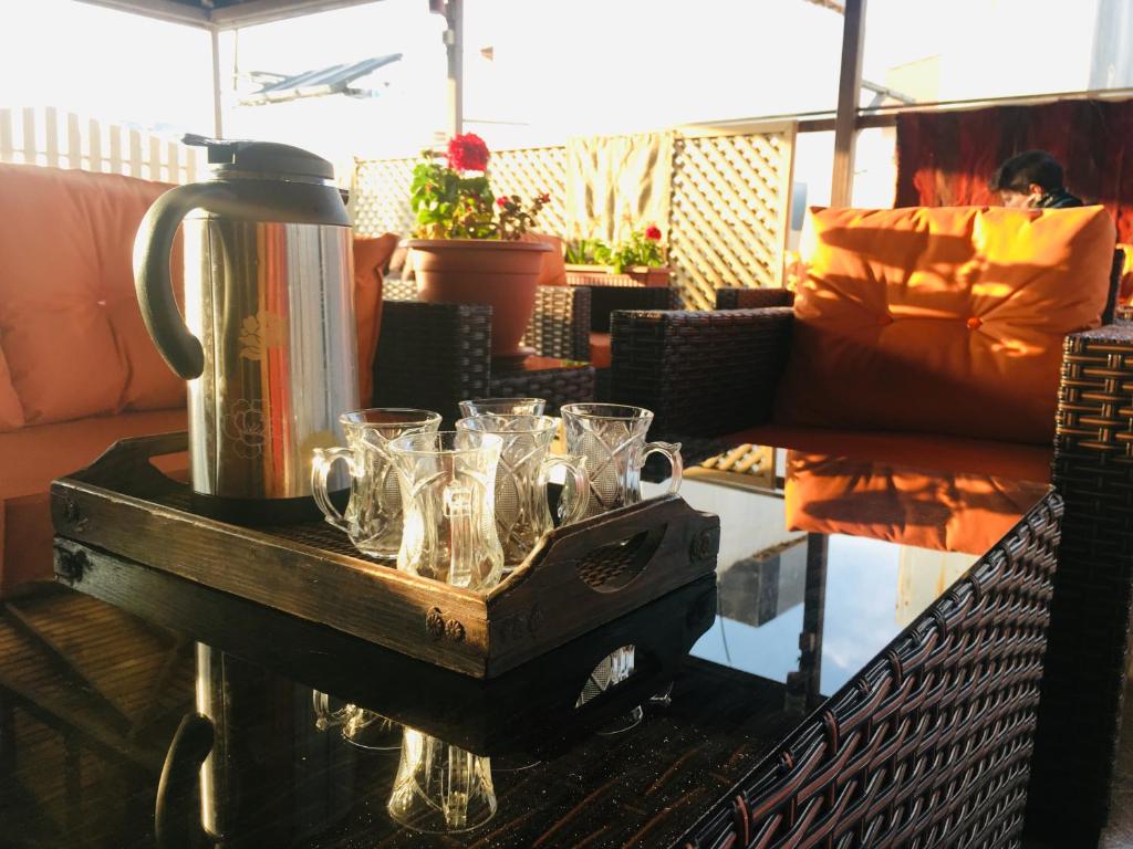 Balcony/terrace, Madaba Hotel in Madaba