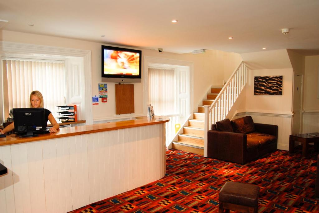 Lobby, Berties Lodge in Newquay