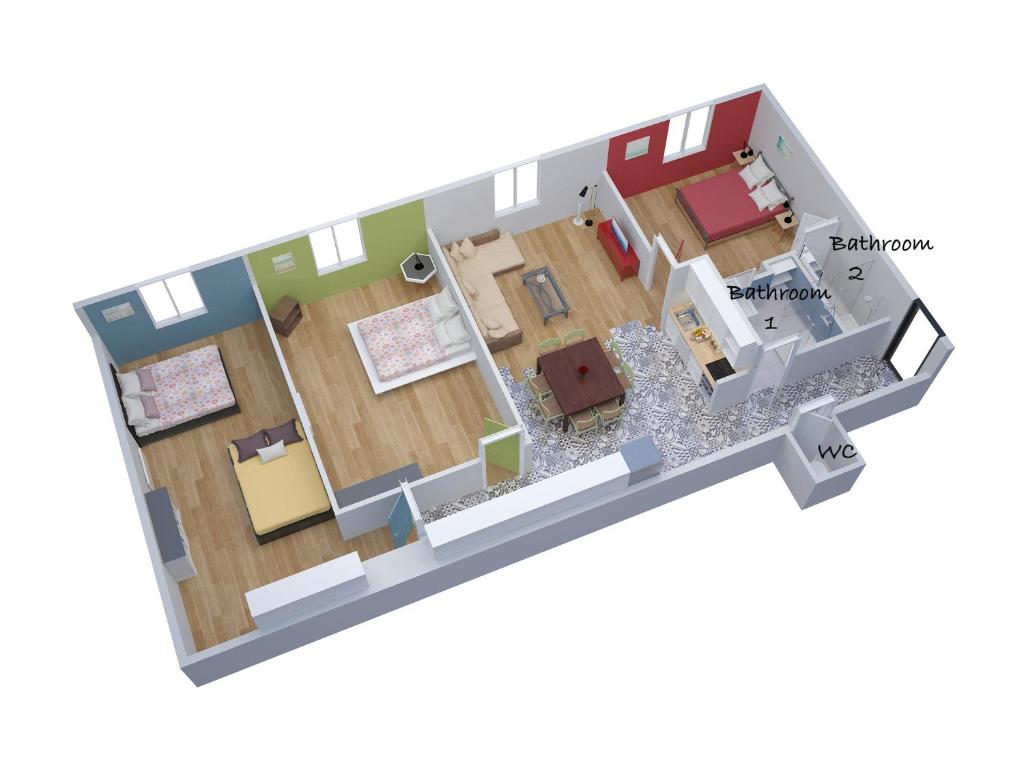 Les marches de St Charles - 100M2 - 2