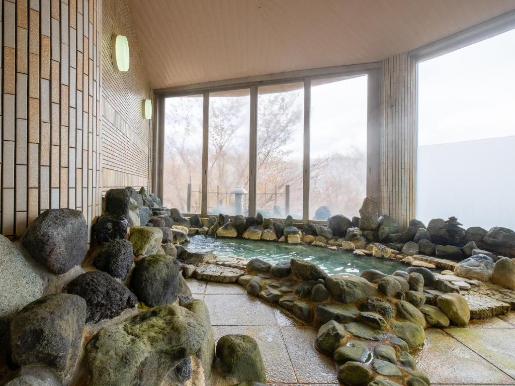 Vasca con acque termali