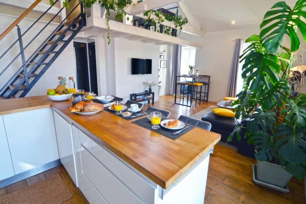 Duplex Elegant & Moderne - 3 chambres - Rooftop terrasse & Jacuzzi- Chélitz - 2