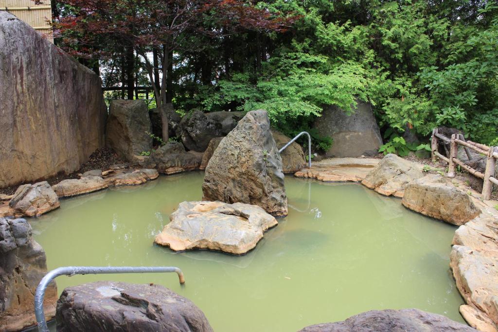 bain en source thermale 