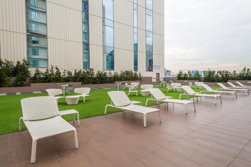 시타딘스 베이 시티 마닐라의 세련된 객실 주방