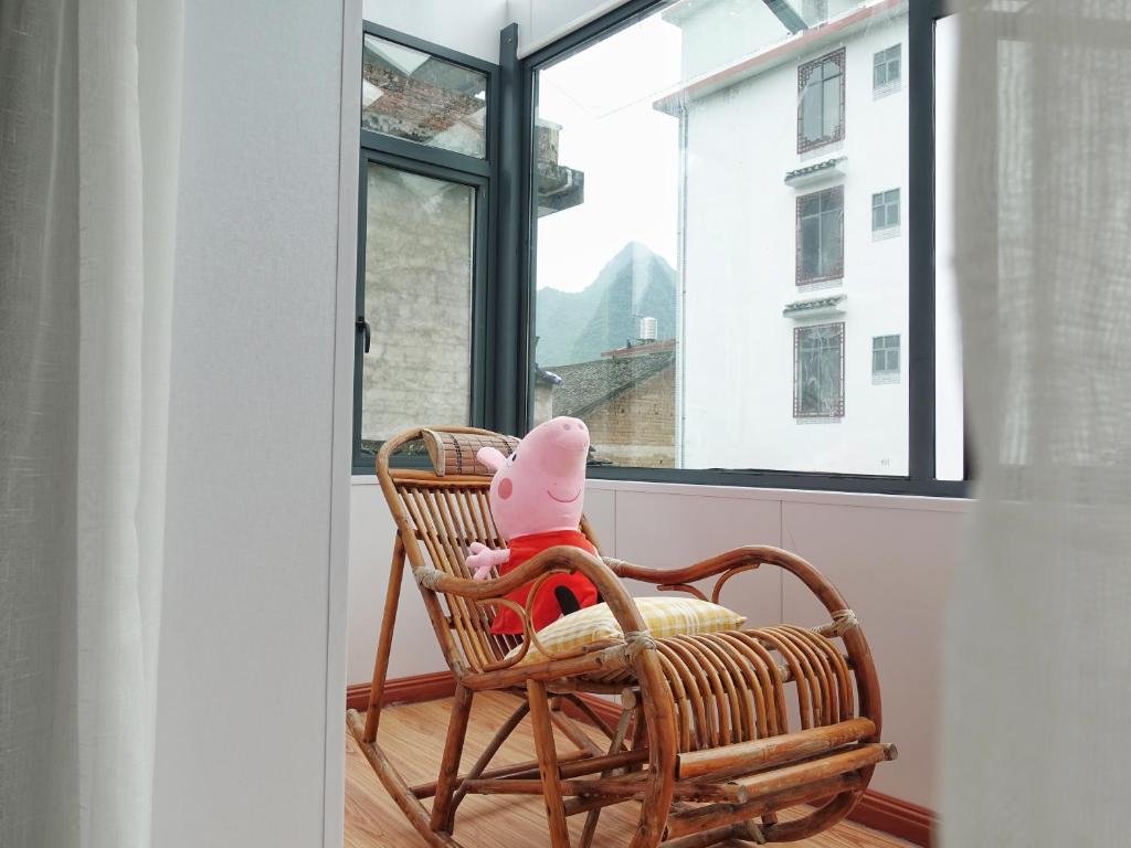 Balcony/terrace, Yangshuo Xingping Our Inn in Yangshuo