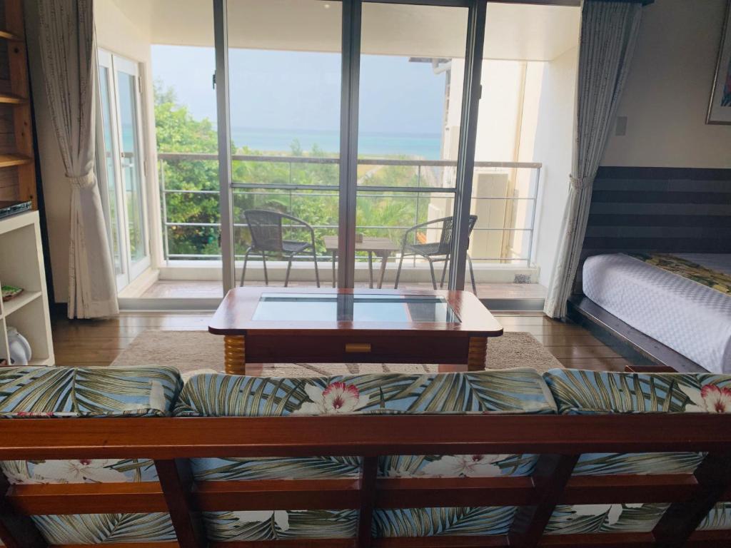 View, Ma-Blue Garden House in Okinawa Main island