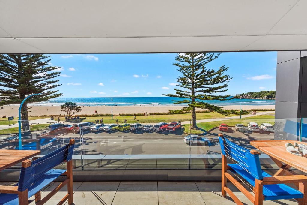 Balcony/terrace, Pavilion Beachfront Accommodation in Tauranga