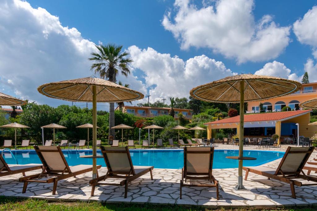Ibiscus Corfu Hotel — Swimming pool in Roda, Ionian Islands