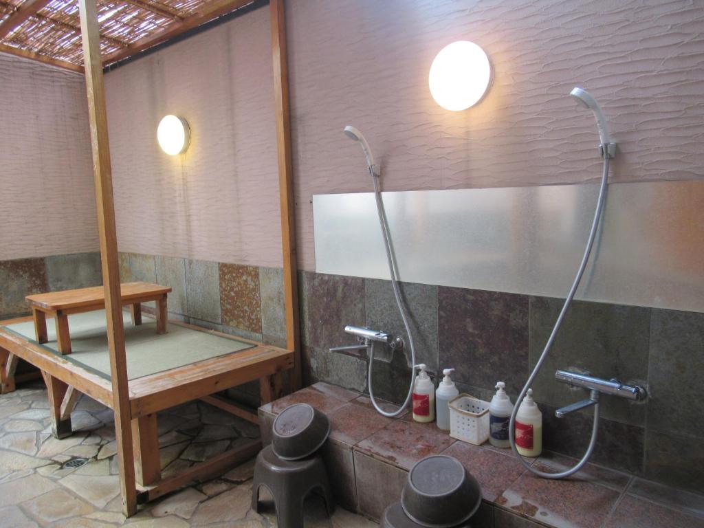 Open air bath