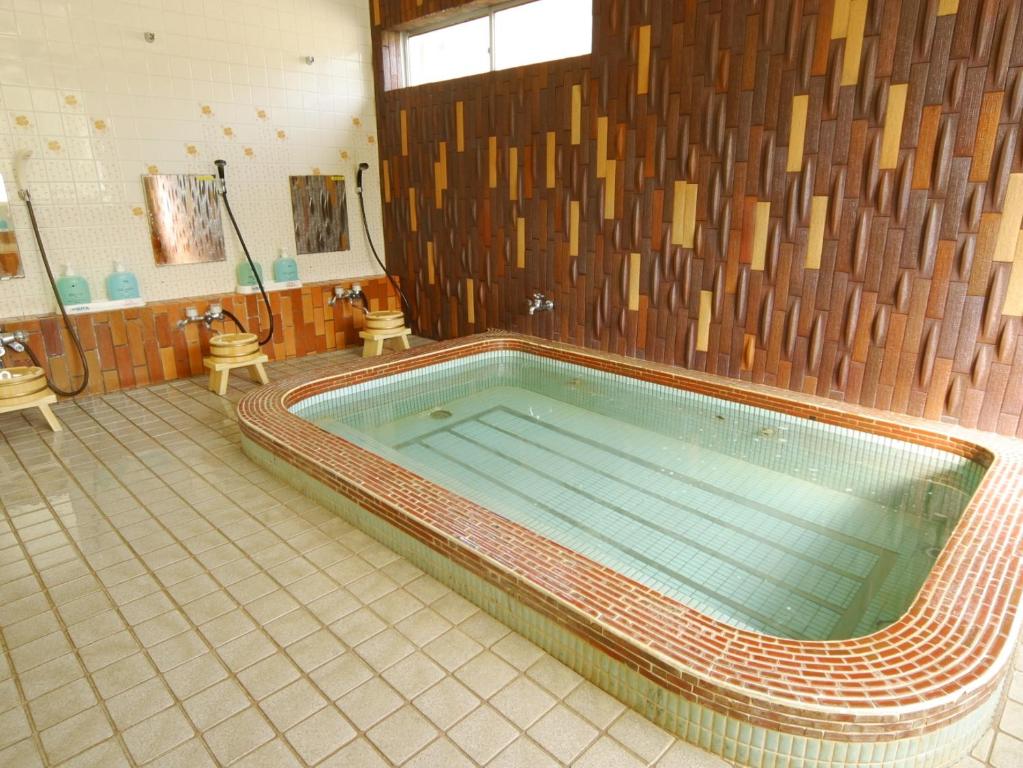 Hot spring bath, Hotel Sunny Valley in Hakuba