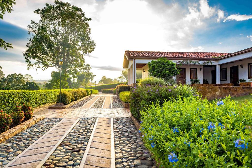 Garden, Hotel Estrella Del Monte in Armenia