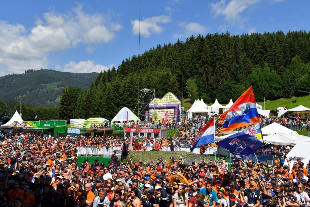 GrandPrixcamp, front row racecamp closest to the Red Bull Ring including sounds of pitstops in your  photo