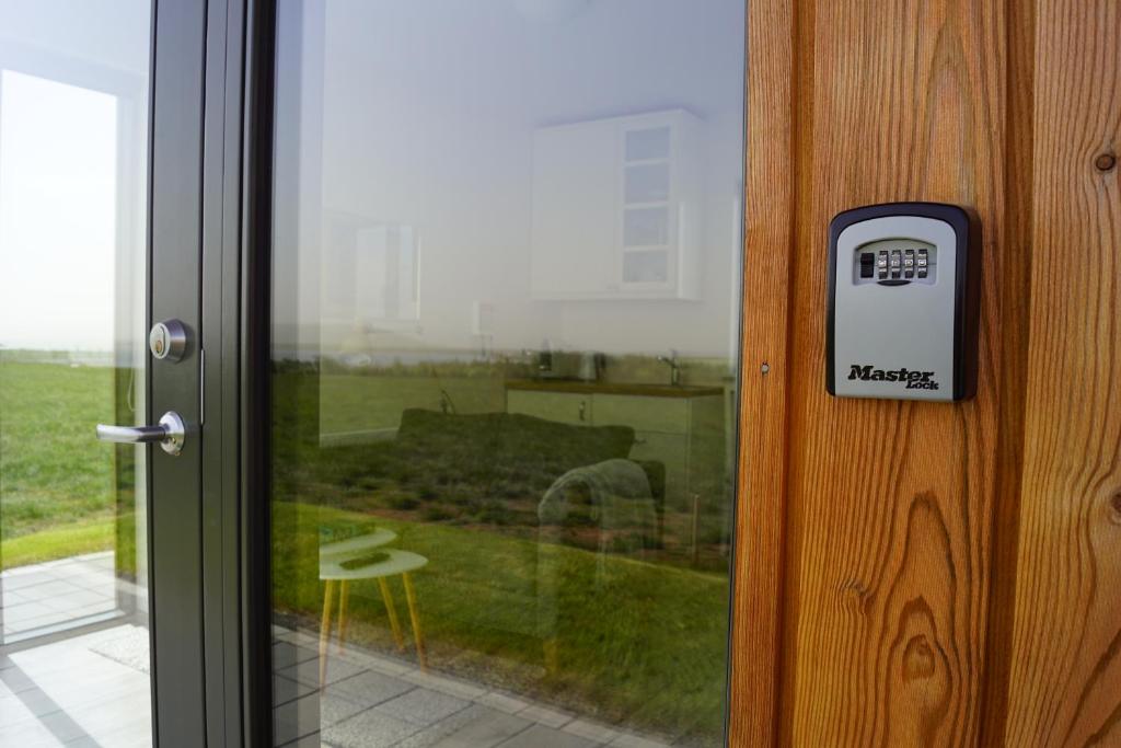 Entrance, Austurey Cottages in Laugarvatn