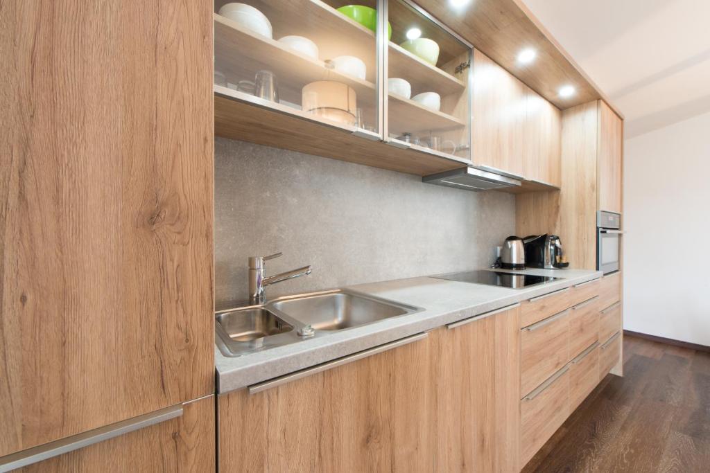 Kitchen, Apartment Bacher in Zell Am See