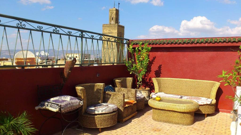 Balcony/terrace, Ryad Bab Berdaine in Meknes