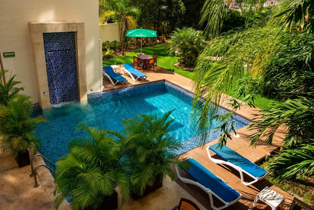 Swimming pool, Meson de la Luna Hotel & Spa in Merida