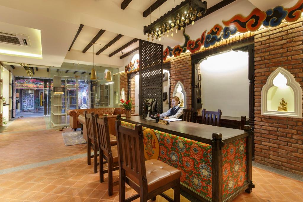 Lobby, Hotel Thamel in Kathmandu