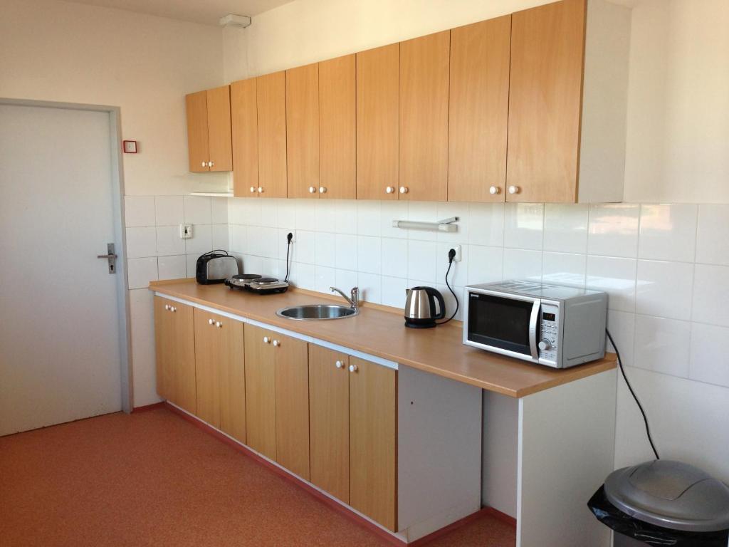 Kitchen, Hostel BOHEMIA in Prague