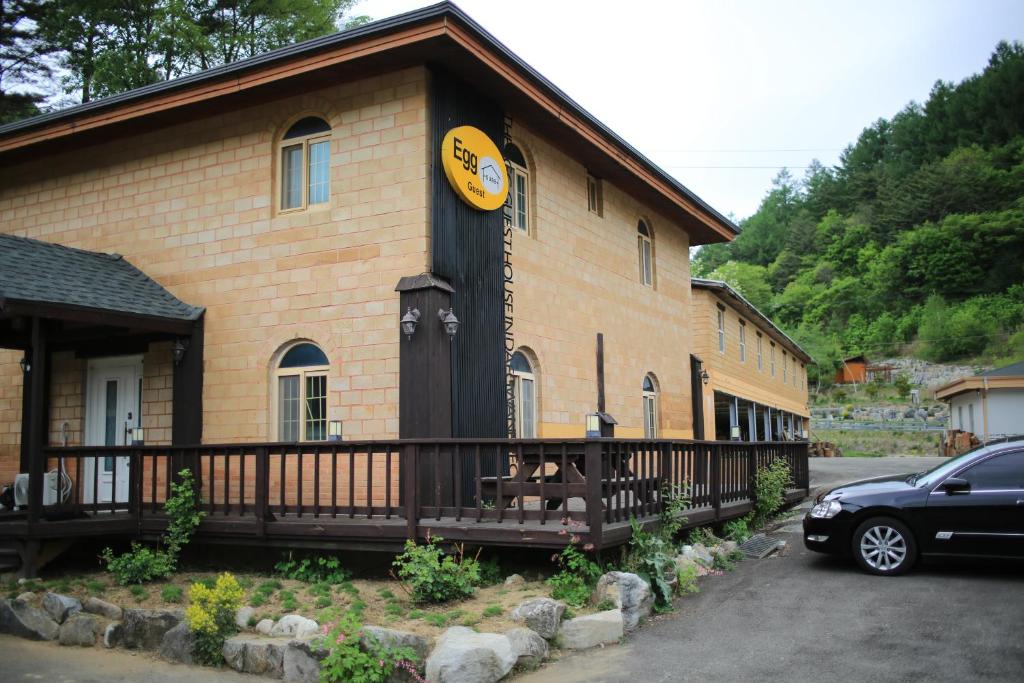 Balcony/terrace, Daegwanryeong Egg Guesthouse in Pyeongchang-gun