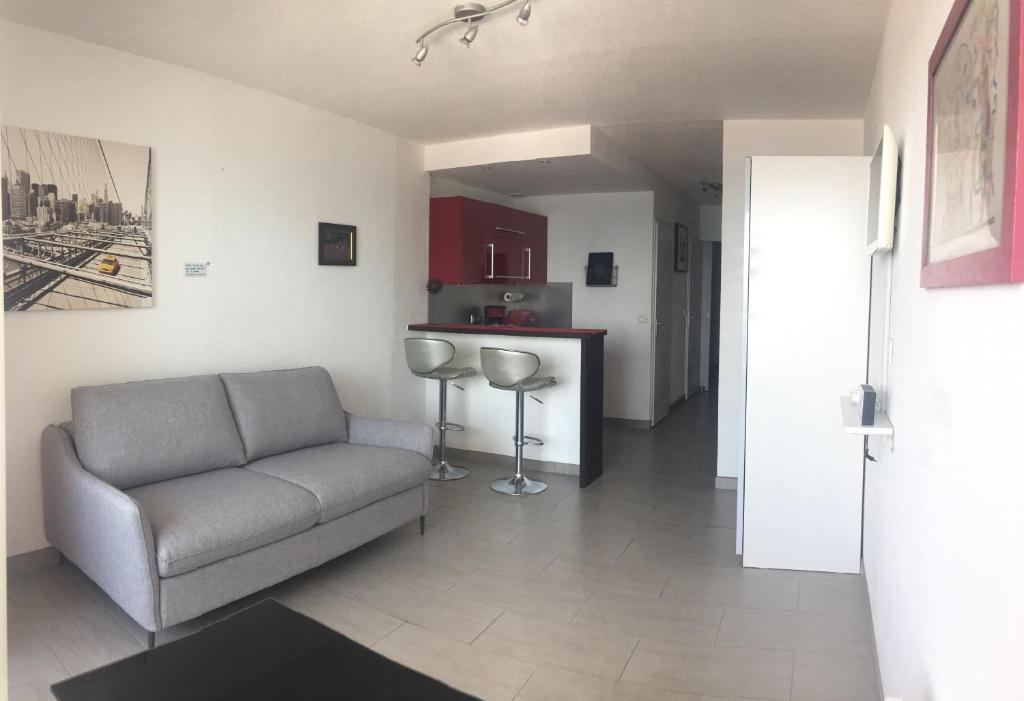 Bel appartement F1 cabine 30m² face mer parking - 3