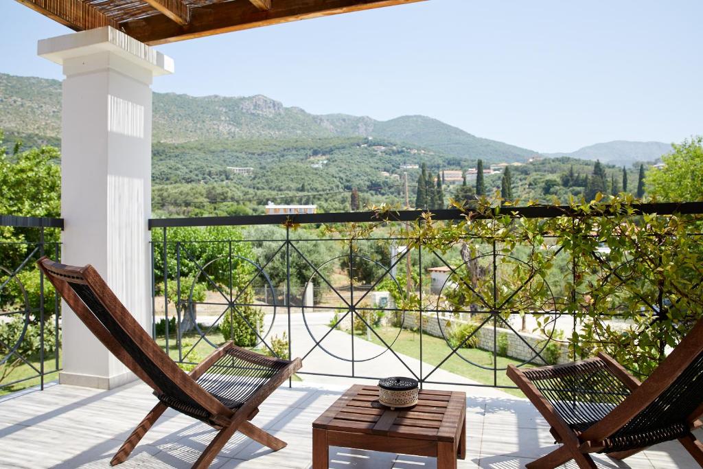 Balcony/terrace, Sappho Hotel in Parga