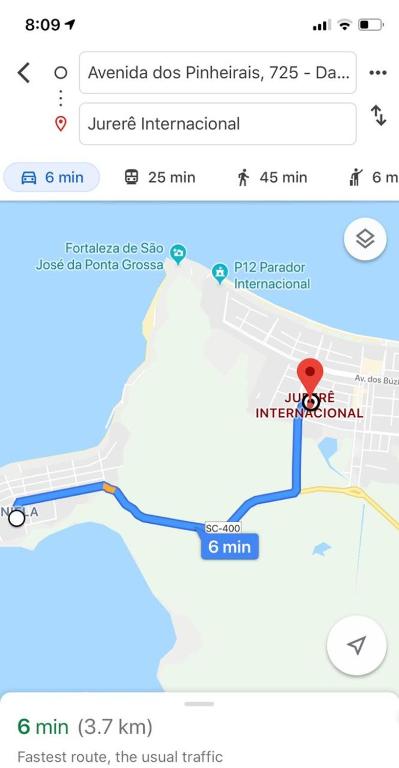 Reserva de Jurere - Studios a 400m do mar, 6min Jurere Internacional, Florianópolis