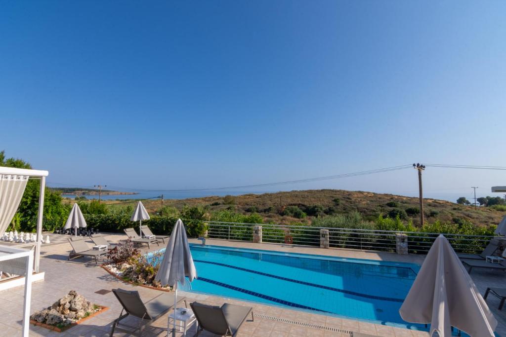 Frida Apartments — Swimming pool in Chania