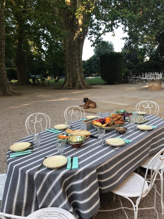Château de Saint-Girons ガーデン