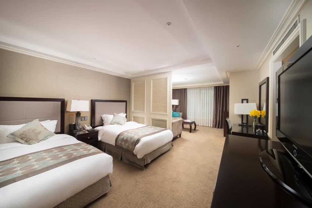 Jeju Sun Hotel & Casinoの実際のツイン客室