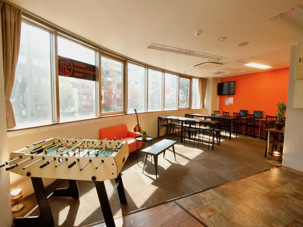 Shared lounge/TV area, Osaka Guesthouse nest in Osaka